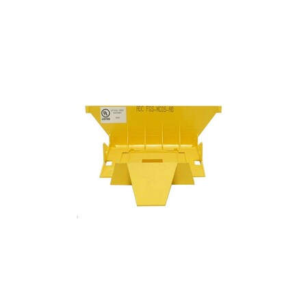 Commscope COVER FOR DOWNSPOUT IN, 4X4 OR 4X6 FIBERGUIDE SYSTEM, YELLOW 205871